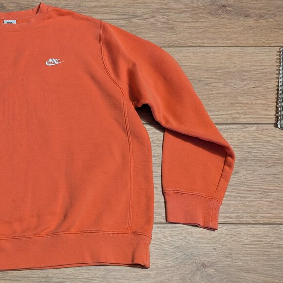 Nike Orange Crewneck Sweatshirt – Women’s Size M - Picture 6 of 6